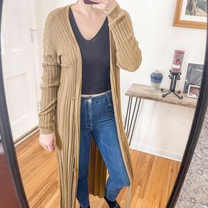 Free People Skinny Mini Duster Cardigan Sweater M
